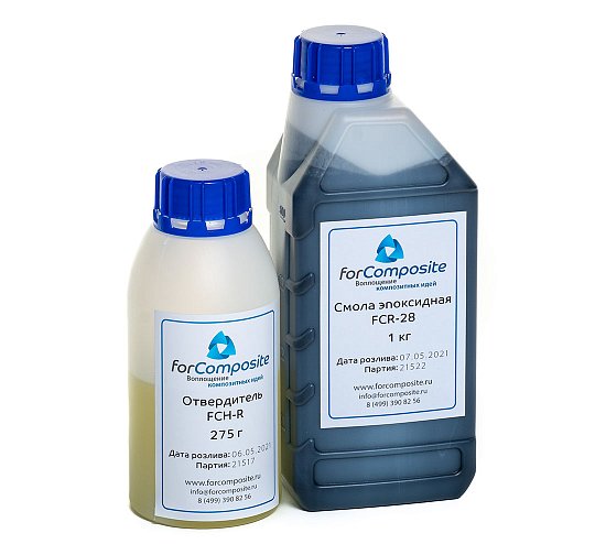 Эпоксидная смола FCR-28 c отвердителем FCH-R, 1,27 кг
